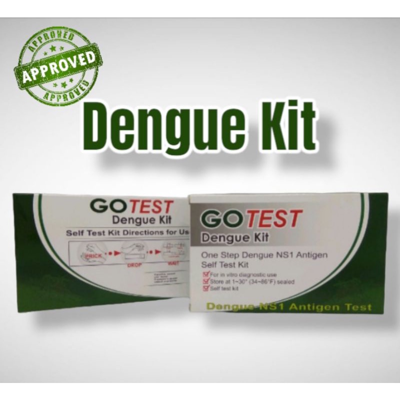 DENGUE TEST KIT (GO TEST ) Dengue Kit Shopee Philippines
