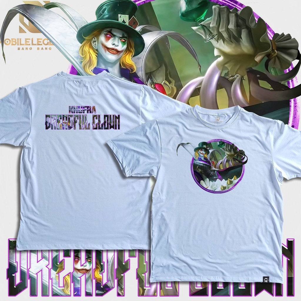 Khufra Dreadful Clown T-shirt, MLBB, Mobile Legends Bang Bang, ML