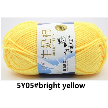 【50 Colors】5ply 50g Yarn Milk Fiber Knitting Wool Crochet Yarn Milk ...