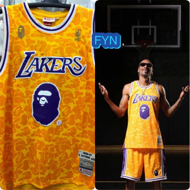 BAPE×Lakersコラボ ユニフォームNBA やって来る BAPE×Lakersコラボ ユニフォームNBA やって来る