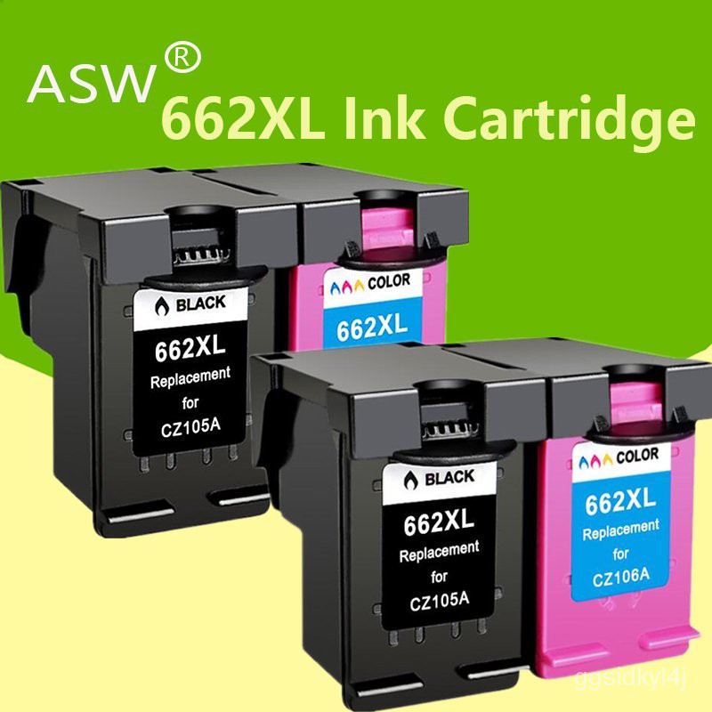 Asw 662 Replacement For Hp662 662xl Ink Cartridge For Hp Deskjet 1015 1515 2515 2545 2645 3545 2209