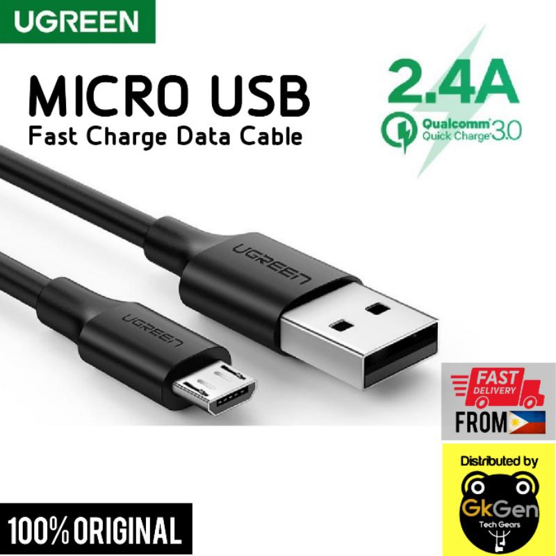 Ugreen USB Micro USB Cable Quick Charge 3.0 Supported Shopee Philippines