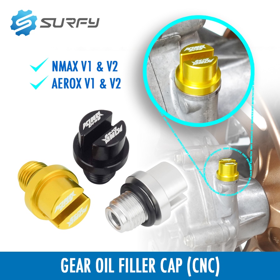 Kingdrag Gear Oil Cap For Nmax Aerpx V1 And V2 Cnc Shopee Philippines