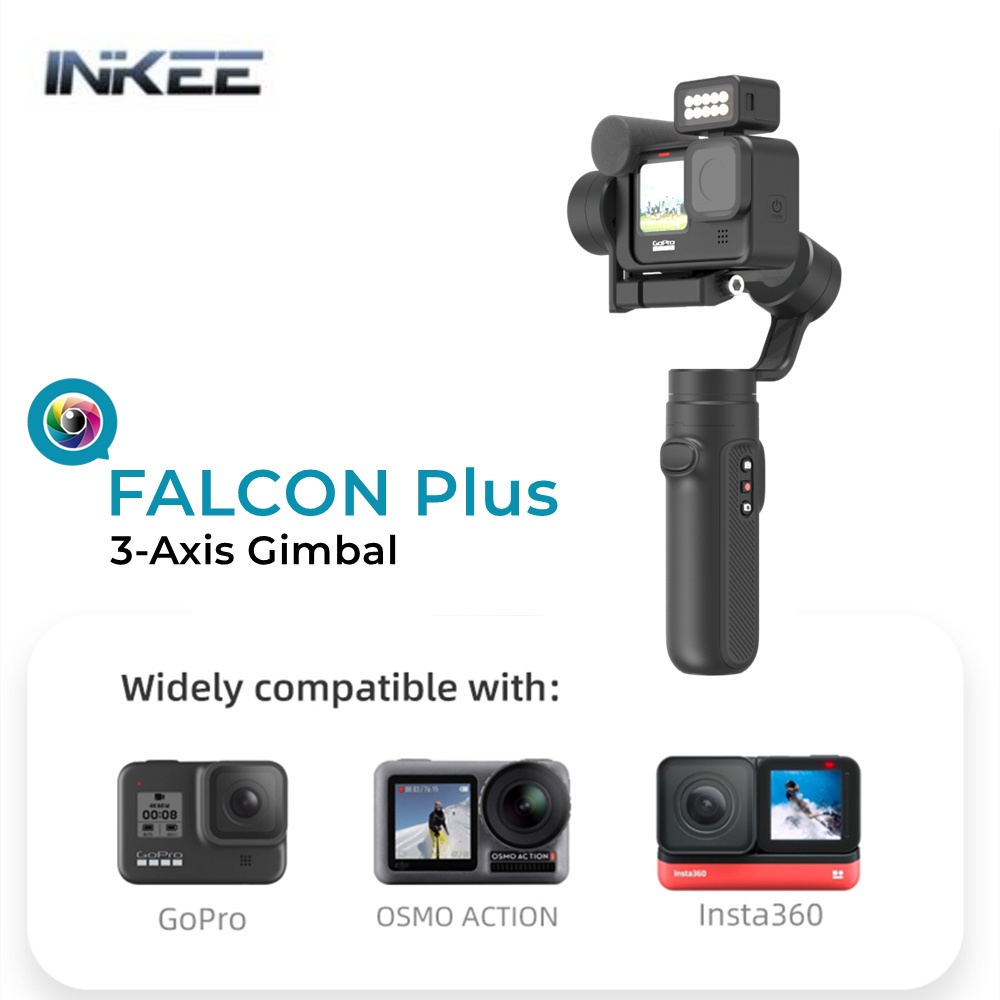 INKEE FALCON Plus Handheld 3Axis Action Camera Gimbal Stabilizer