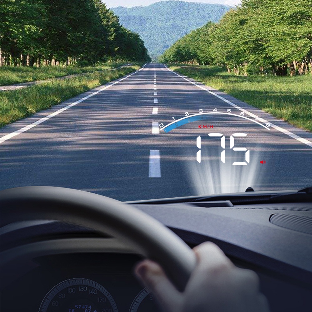 HUD Display Auto Electronic Speedometer Car Head Up Display OBD2 ...