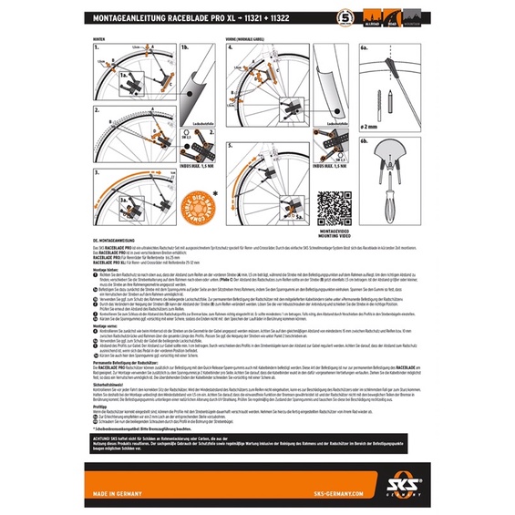SKS Raceblade Pro XL Mudguard Set Shiny Matte Shopee Philippines