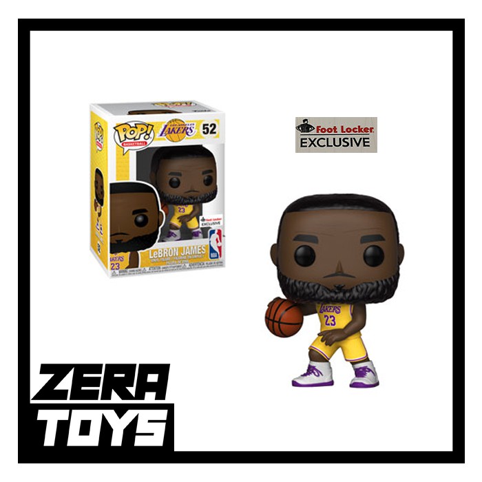 Lebron funko cheap pop lakers footlocker