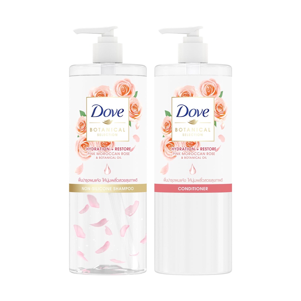 Dove Botanical for Damaged Hair Restore Shampoo and Conditioner 450ml