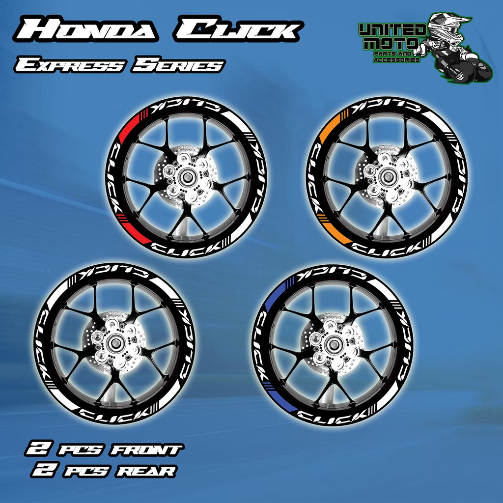 Honda Click V1 / V2 Mags Decals - Express Series | Shopee Philippines