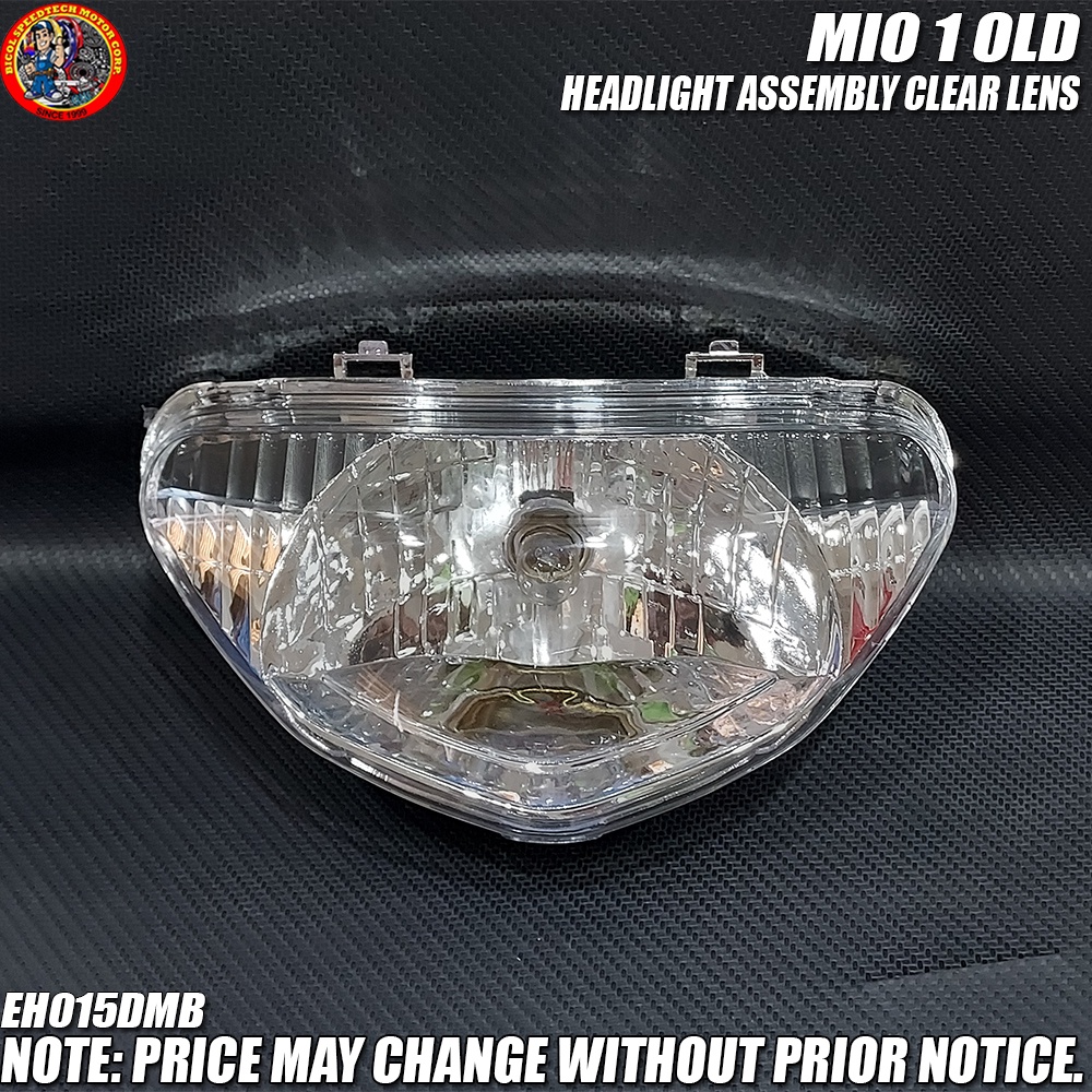 MIO 1 OLD HEADLIGHT ASSEMBLY CLEAR LENS (EH015DMB) Shopee Philippines