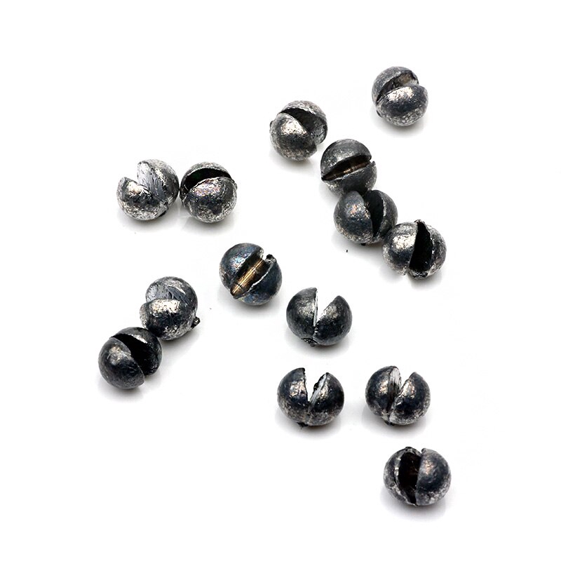 Rompin 50pcs Lot 0.2-2.1g G4-7b Carp Fishing Solid Oval Split Shot Lead ...
