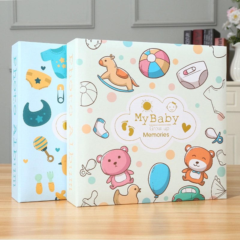 【on hand】200 Pockets 4R Photo Album 6 Inch Interstitial Album Can Write ...