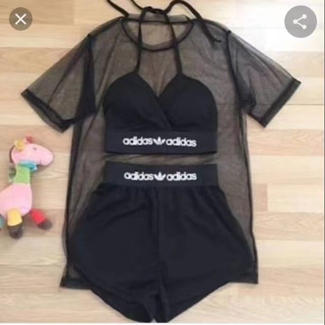 Women Summer High Waist Bow-knot Lace Up Loose Elastic Waist Patchwork Above Knee Length Female Pants Short