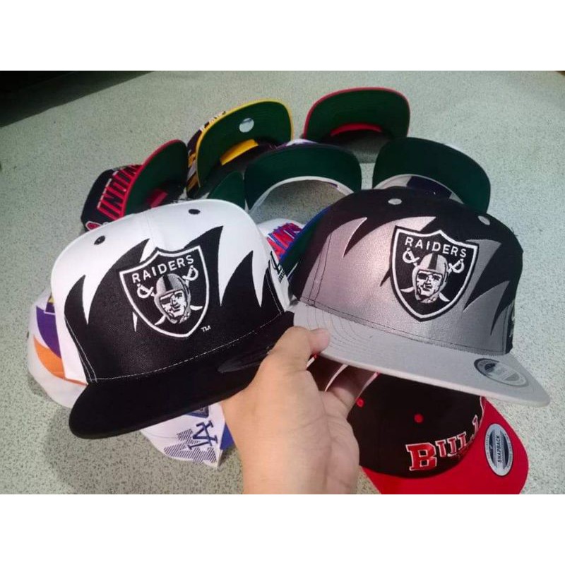 Custom Raiders Double Sharktooth SnapBack – Mr. Throwback NYC