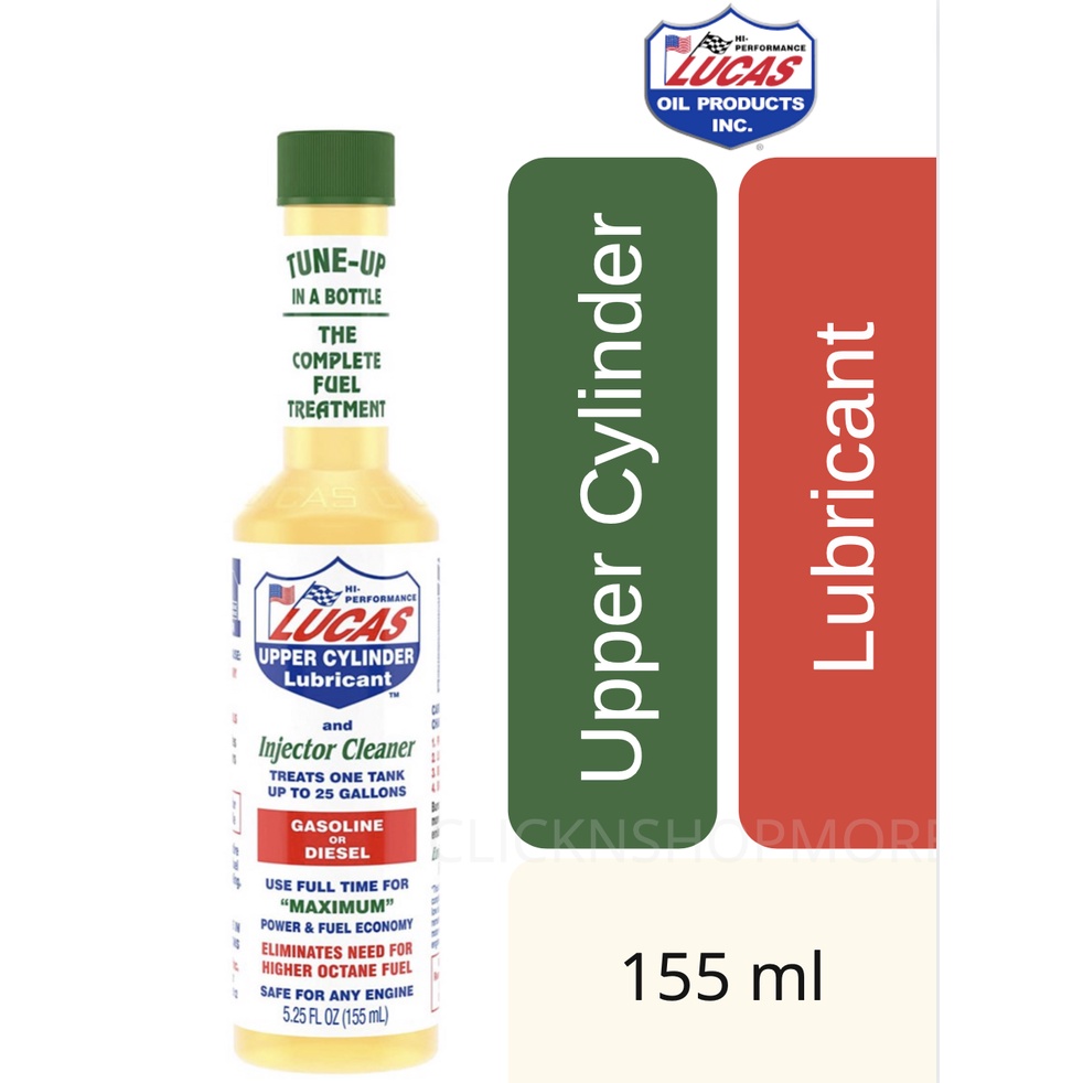 Lucas Upper Cylinder Lubricant and Injector Cleaner 5.25 oz Shopee