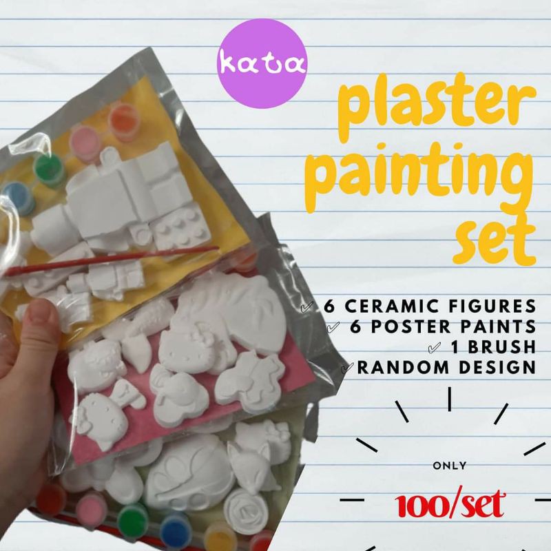 DIY Plaster Ceramic Painting Kit for Kids