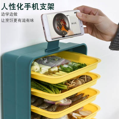 Multi-layer Online Celebrity Kitchen Utensils Serving Dishes Rack For ...