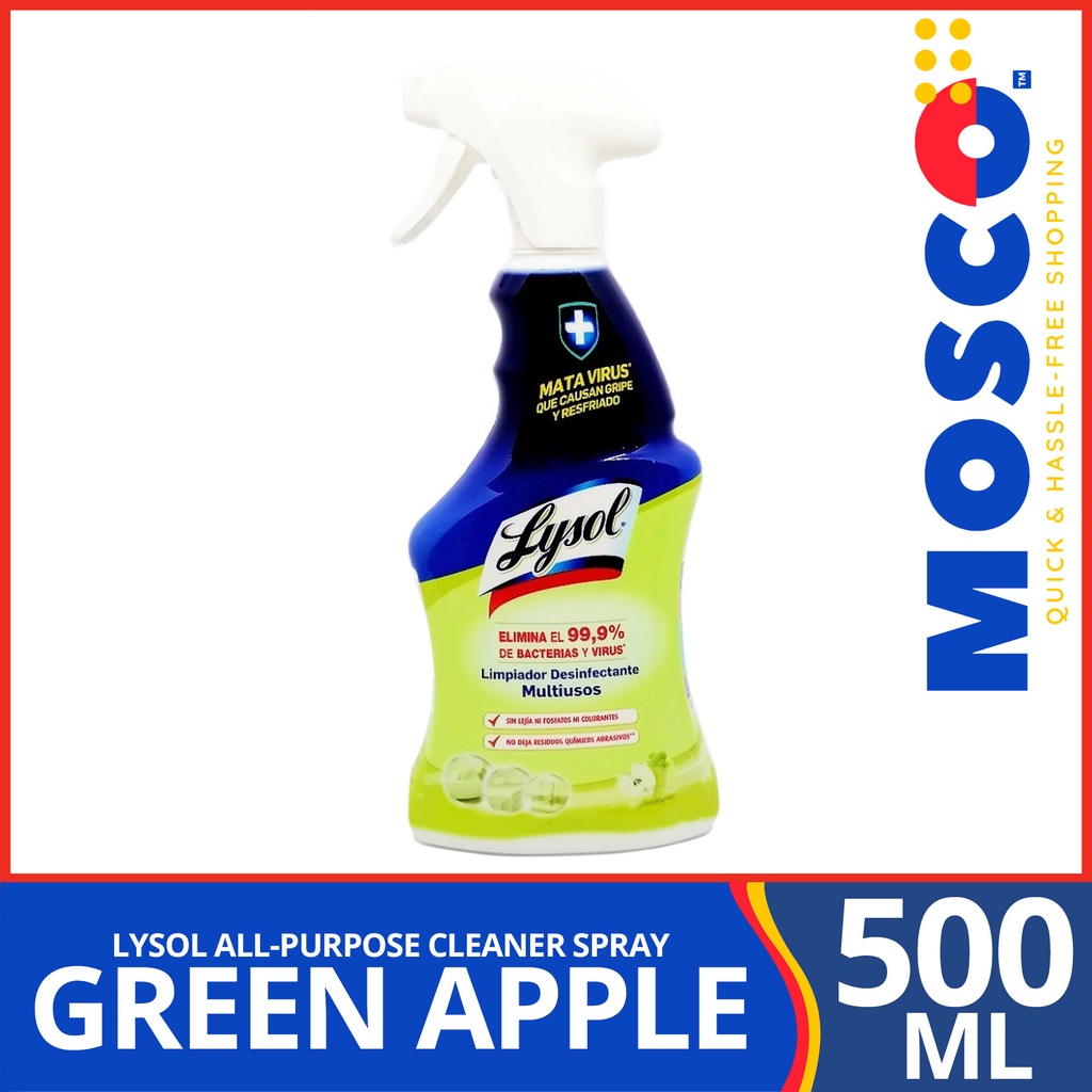 LYSOL Green Apple All Purpose Cleaner Spray 500mL Shopee Philippines