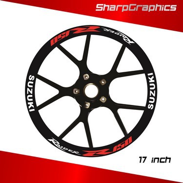 Suzuki Raider Motorcycle Motorbike Rim Sticker Decal | Shopee Philippines