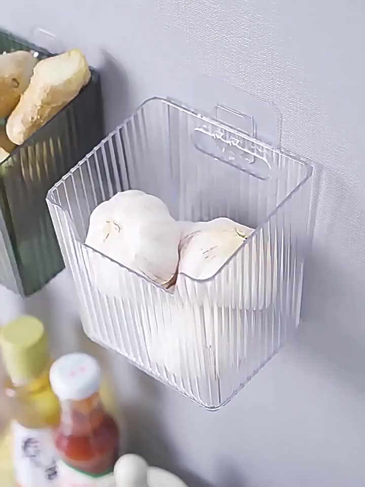 Kitchen Organizer Onion Ginger Garlic Storage Basket Refrigerator ...
