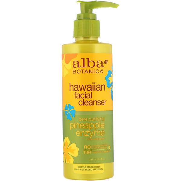 Alba Botanica, Hawaiian Facial Cleanser, Pore Purifying Pineapple ...