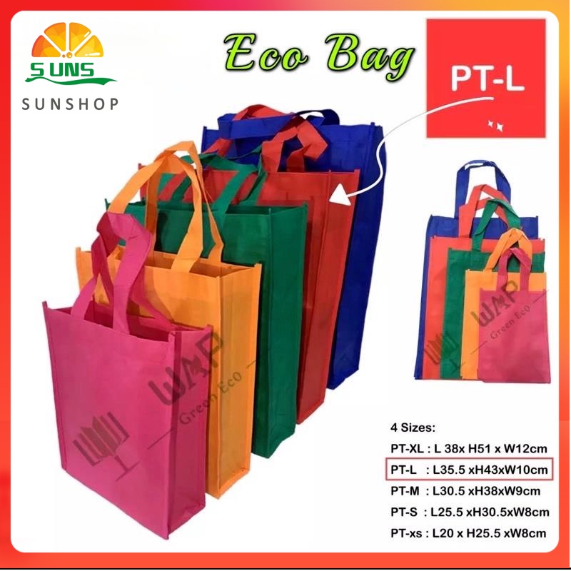 Eco discount bag size