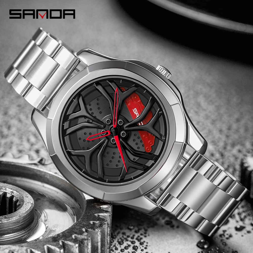 SANDA Hot Fashion Personality Runner Watch Cool Luxury Men's Charm