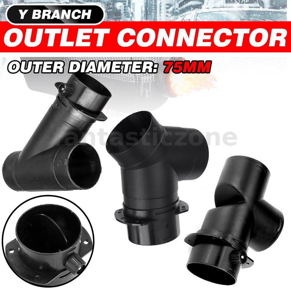 ZYWUOY Heizung T-Stück 75mm - Air Vent Kanal Für Diesel Standheizung Webasto Eberspacher