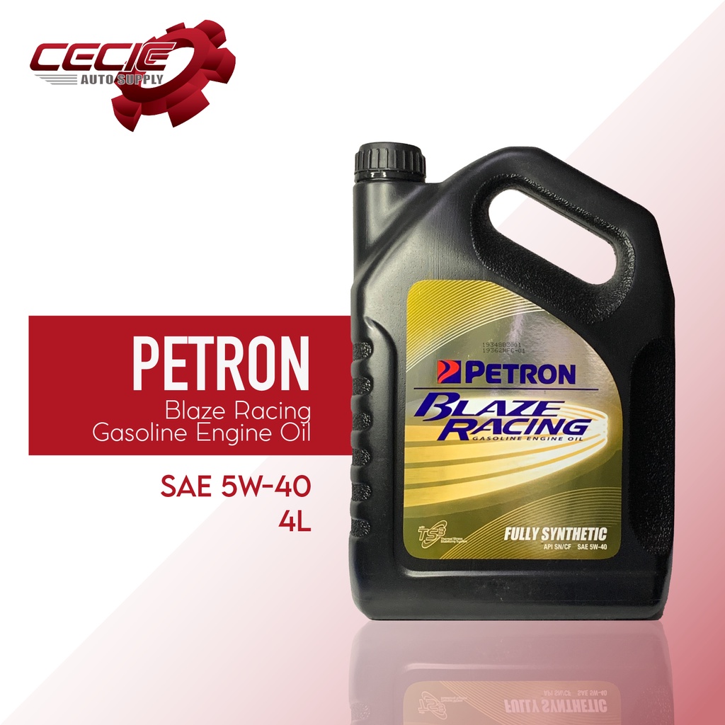 Petron Blaze Racing Fully Synthetic 5W-40 4L | Shopee Philippines