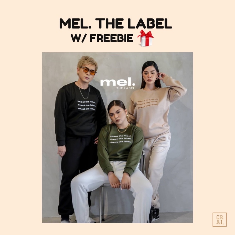 SWEATSHIRT & SWEATPANTS (MEL THE LABEL) | Shopee Philippines