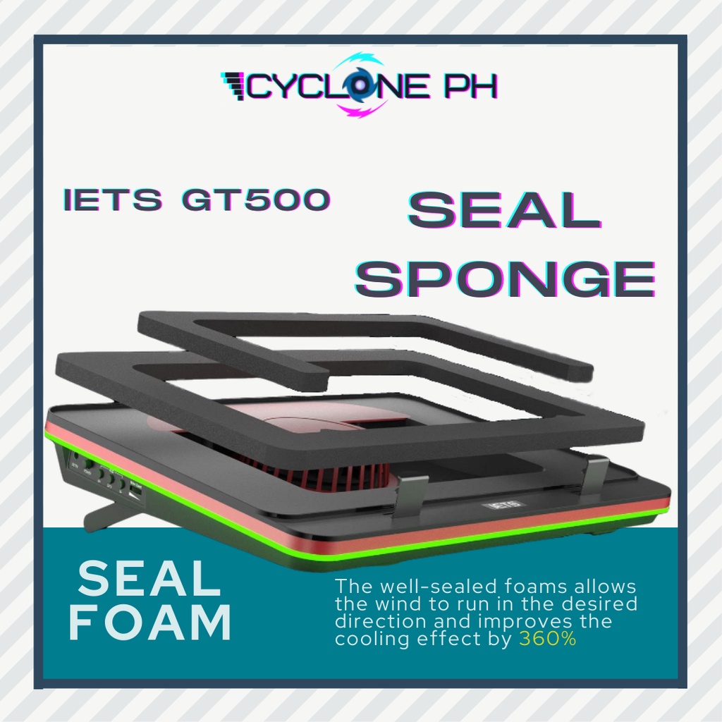 [CyclonePH] IETS GT500 & GT600 Extra Seal Foam Sponge | Washable ...