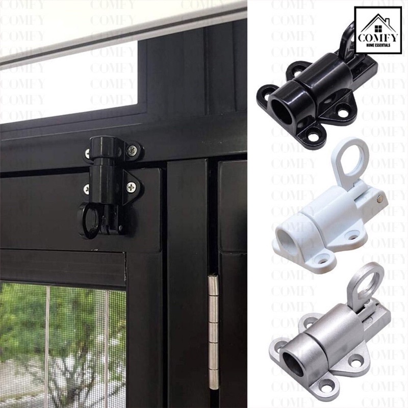 Aluminum Alloy Security Automatic Window Gate Lock Spring Bounce Door ...