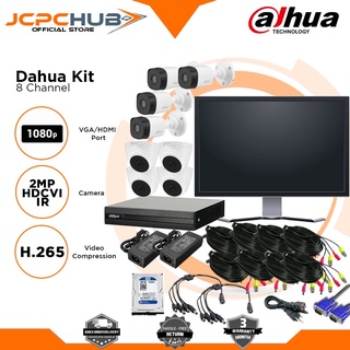 kit dahua 8 camaras