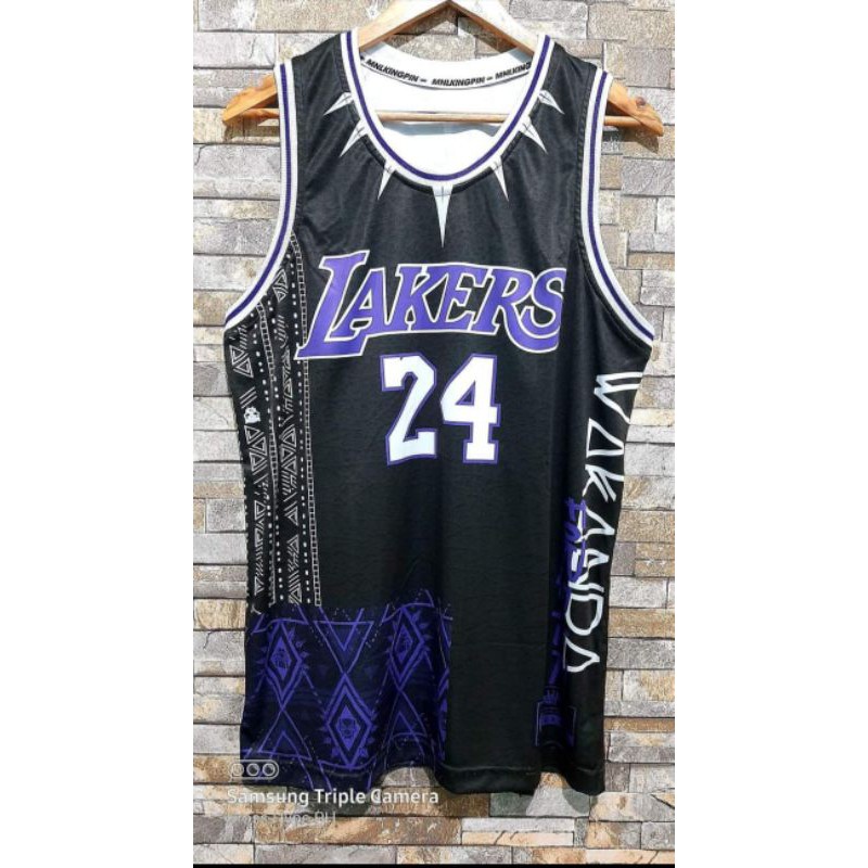 Black panther sales lakers jersey