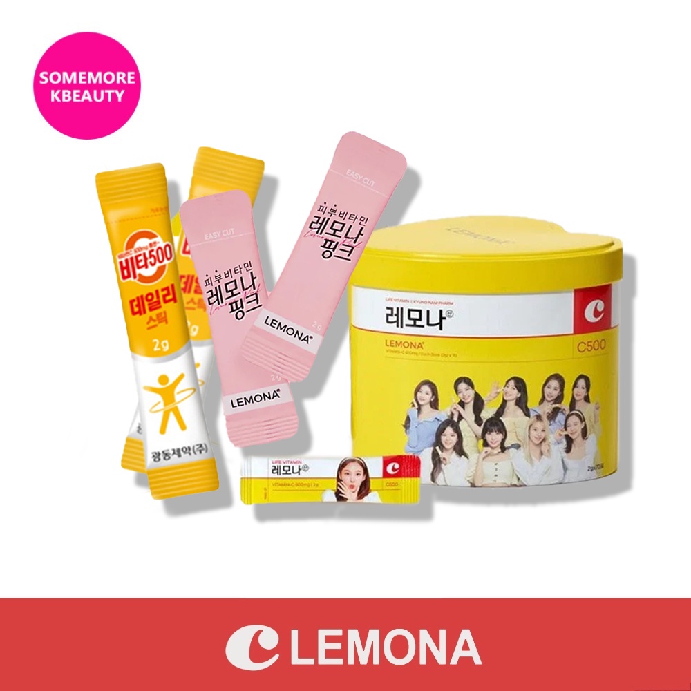 LEMONA Vitamin Stick 2g (Vita 500 Daily, Vitamin C, Vitamin Pink