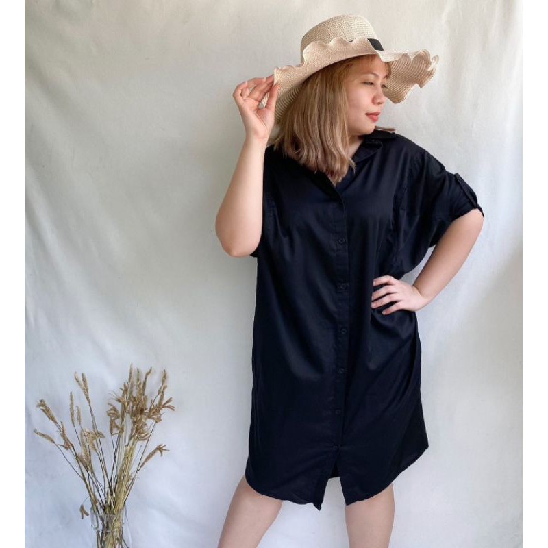 Button down 2025 polo dress