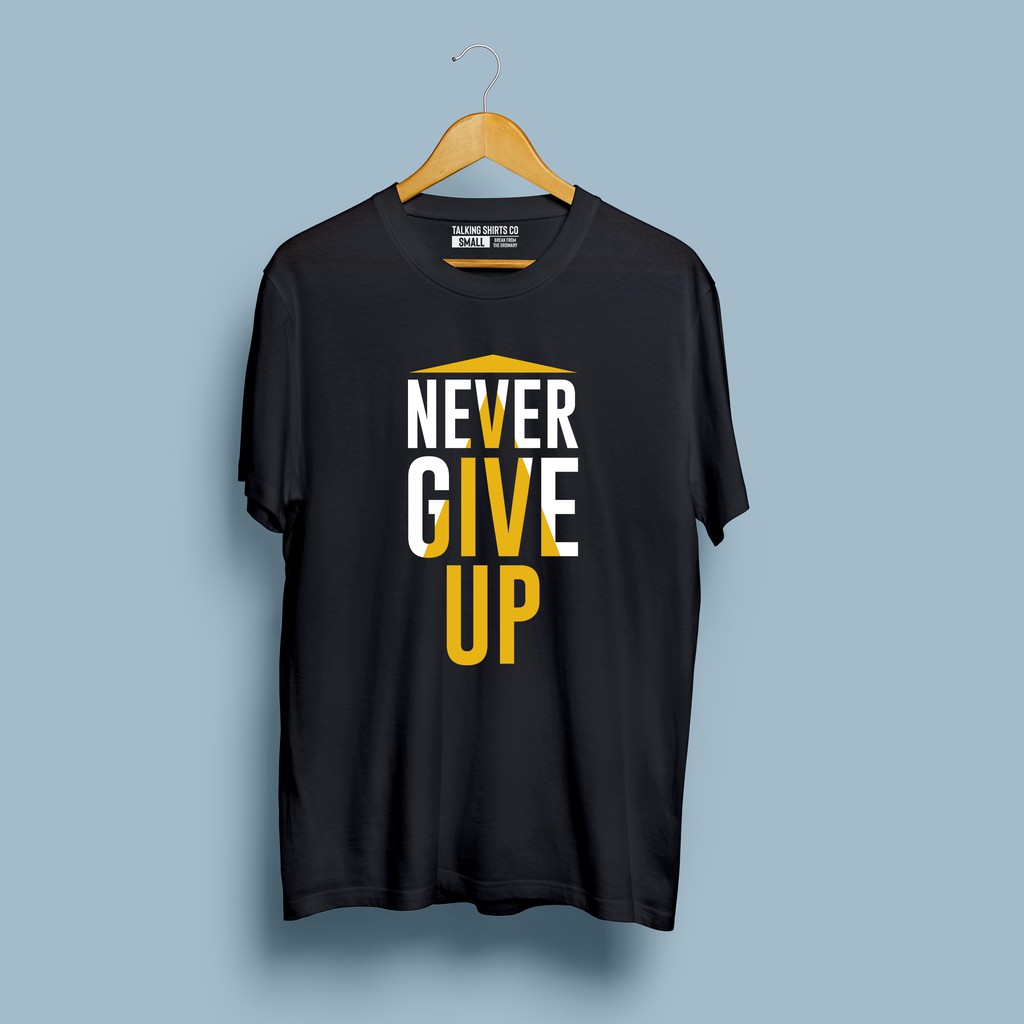 never give up nike shirt