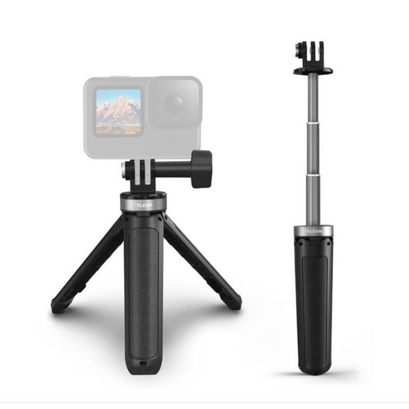 Telesin Mini Desktop Tripod Stand for Action Camera (Like GoPro Shorty ...