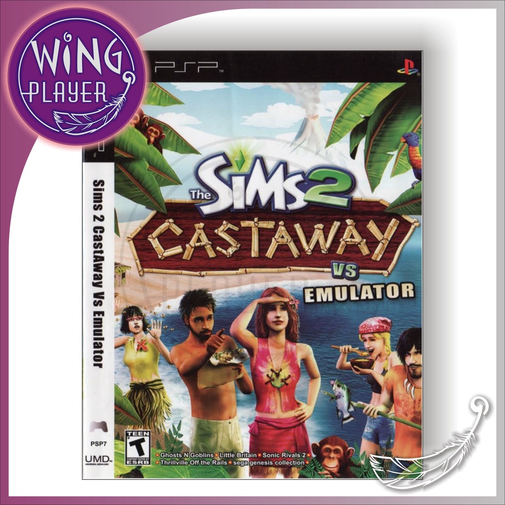 Psp Game Sims 2 CastAway VS Emulator qHkq Shopee Philippines