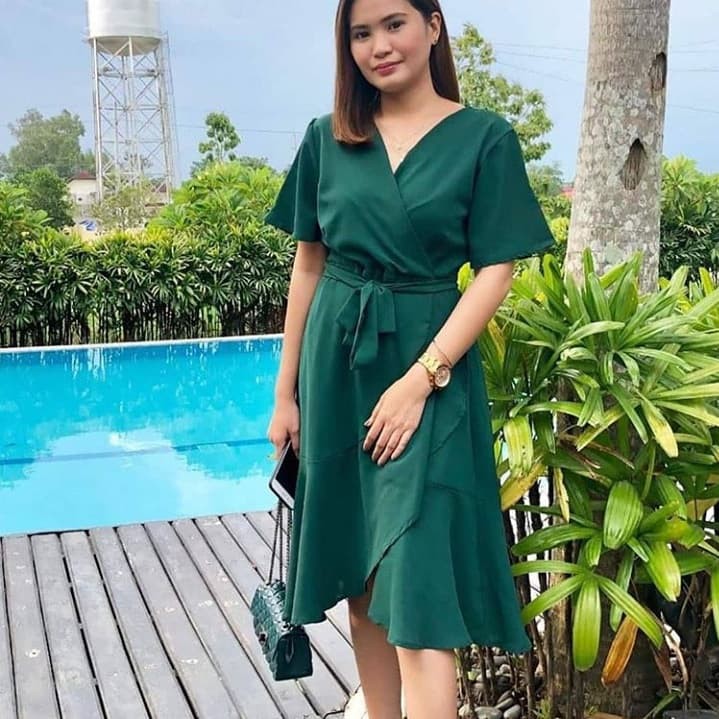 Casual 2024 dress shopee