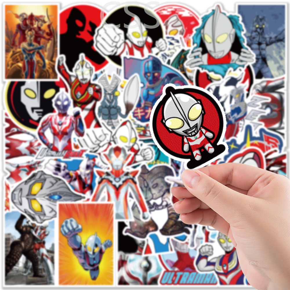 CSS.50Pcs/Set Altman Graffiti Waterproof Sticker Ultraman Cartoon Viny ...