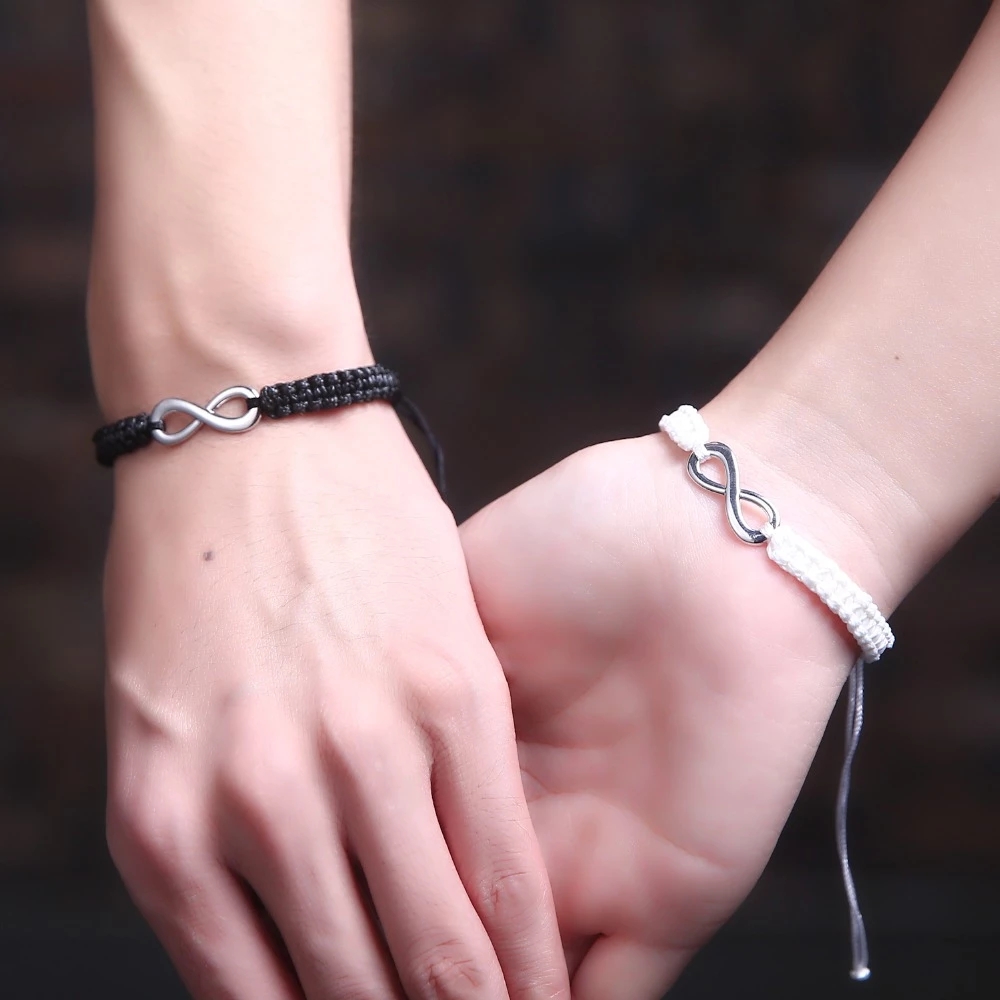 2Pcs Set Rope Bracelets DIY Braided Couple Bracelet Kit Lover Friendship Jewelry Shopee Philippines