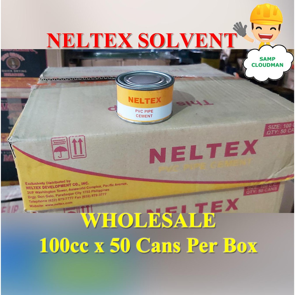 Wholesale Neltex Solvent Cement 100cc x 50 cans Per Box PVC Solvent Box ...