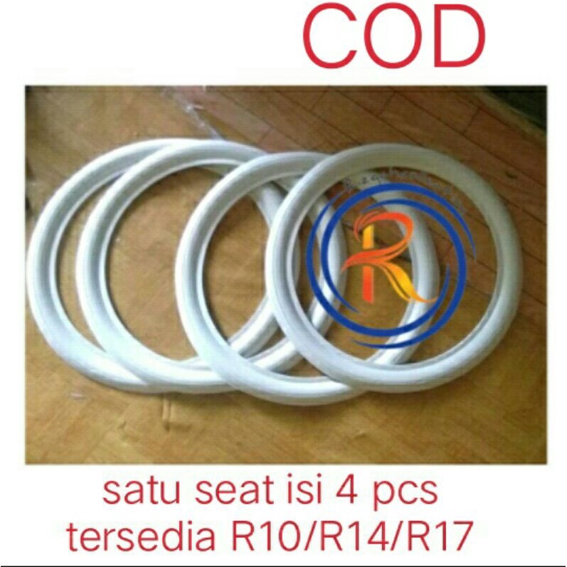 Listban Motorcycle lis Tire white wall R10/R14/R17 (1 Click Get 4) Shopee Philippines