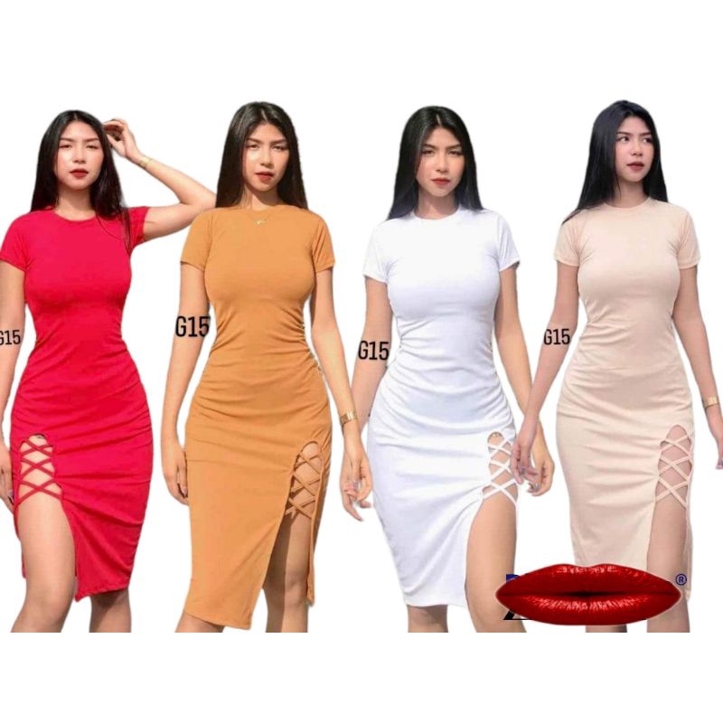 Zara Inspired Knitted Dress Criss Cross with etikita | Shopee Philippines