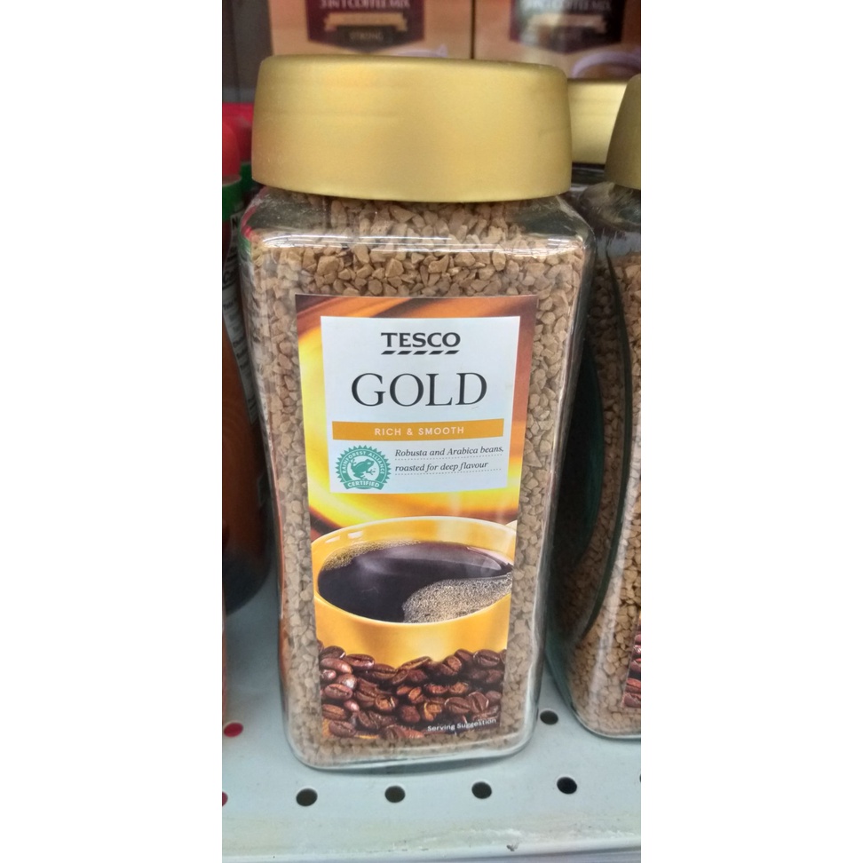 Tesco Gold Coffee (200g.) rich & smooth H^8 Shopee Philippines