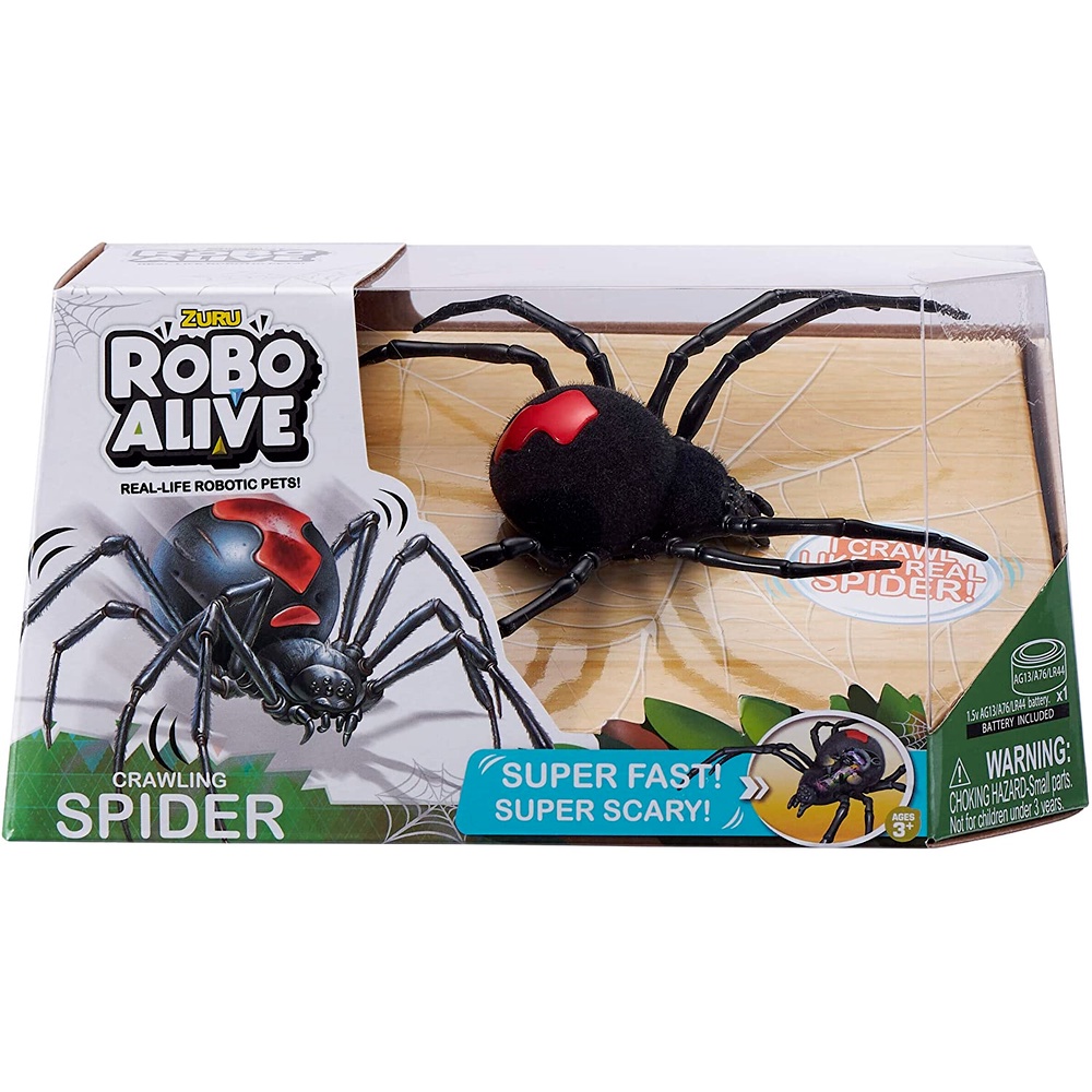 Zuru Robo Alive Spider Creature Real Life Creepy Crawly Pest Robotic ...