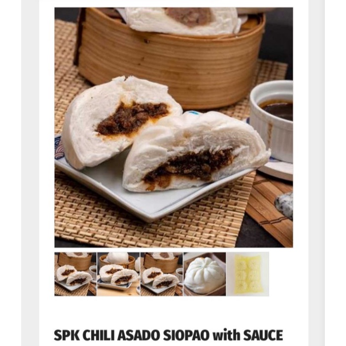 Siomai King Siopao Bola Bola Asado Combi Pork Shopee Philippines