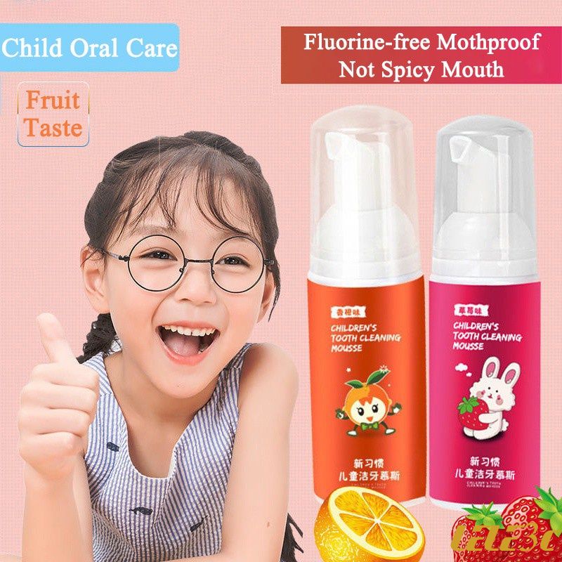Kids Mousse Foam Toothpaste Baby Toothpaste Tooth Cleaning can be