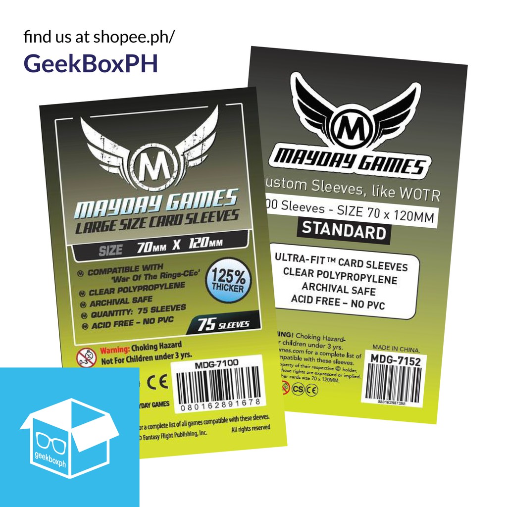 70x120mm Tarot Card Sleeves Standard/Premium Mayday Sleeves